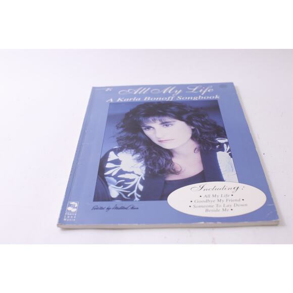All My Life, Karla Bonoff, Songbook, Cherry Lane Music, 1980s, ~ 250903-WH 594 - Picture 1 of 3